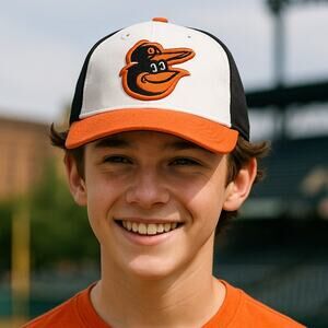 Youth MLB Baltimore Orioles Hat OC Sports Adjustable Cap Orange